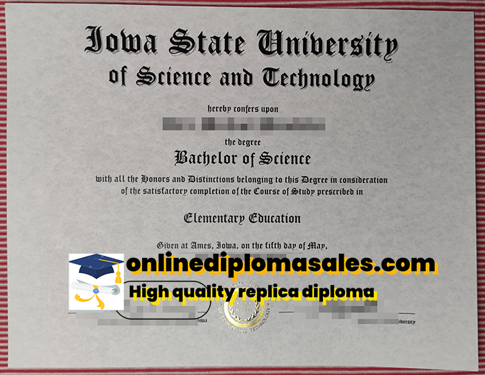 iowa state university of science and technology degree