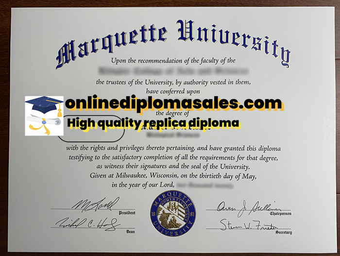 Where to buy Marquette University degree certificate?