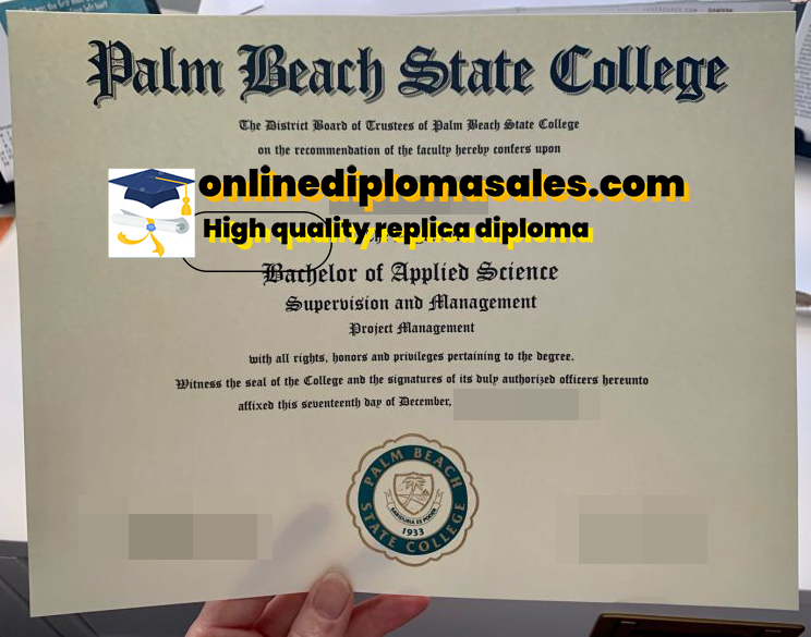 How easy is it to buy a Palm Beach State College fake diploma?