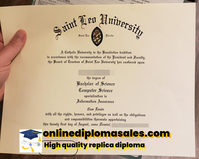 Where to buy saint leo university degree certificate?