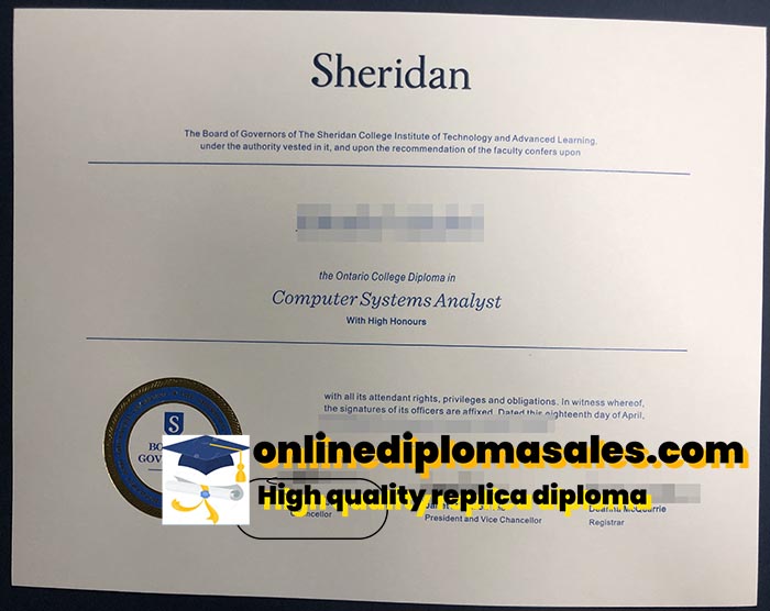 How to buy Sheridan College degree certificate?