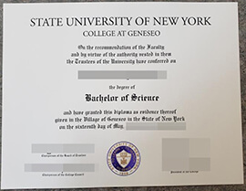 Get a degree certificate from the State University of New York online.