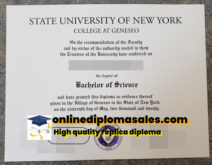 Get a degree certificate from the State University of New York online.