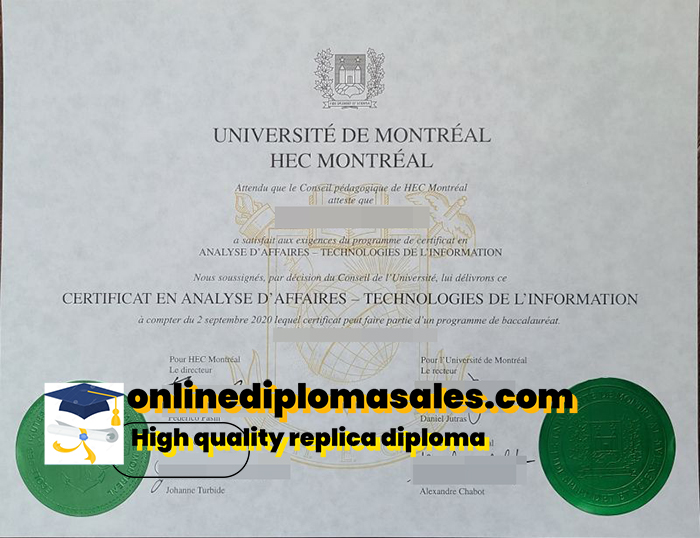 How to get a degree from Universite de Montreal HEC Montreal?