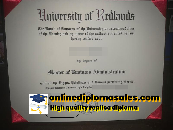 How to get a university of redlands diploma?