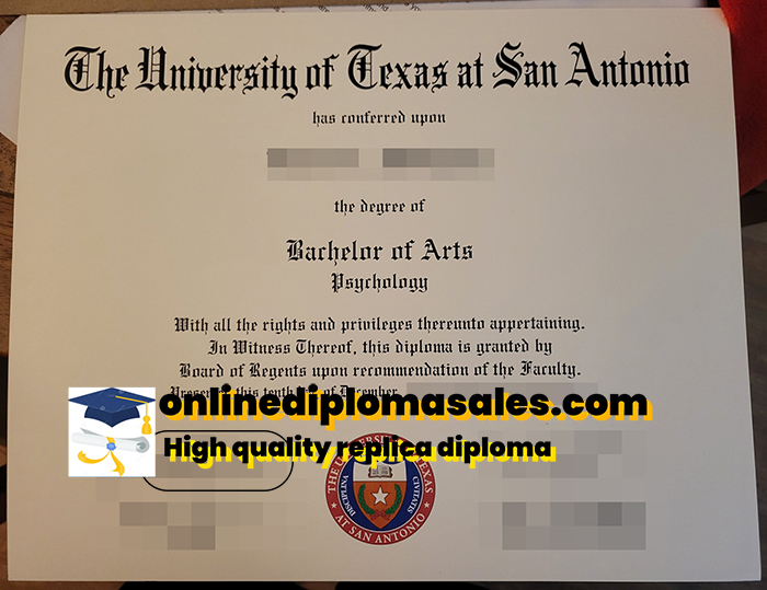 Where to order university of texas at san antonio diploma?