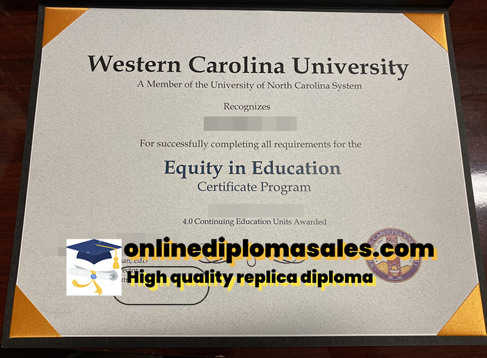 The secret to obtaining a western carolina university diploma.