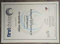 first choice training certificate