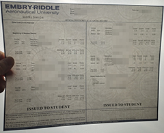 Embry–Riddle Aeronautical University Transcript